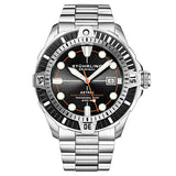 Stuhrling 1005 02 Astral  Automatic Date Black Dial Stainless Steel Mens Watch