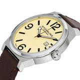 Stuhrling Original 454 3315K15 Osprey  Quartz Leather Strap Mens Watch