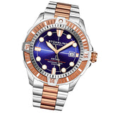 Stuhrling 1005 04 Astral  Automatic Date Green Dial Stainless Steel Mens Watch