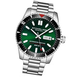 Stuhrling Original 1004 03  Automatic Day Date Stainless Steel Mens Watch