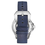 Stuhrling 883HL 05 Depthmaster Automatic Diver Leather Date Mens Watch