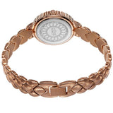 Burgi BUR113RG Swiss Quartz Crystal Bezel MOP Dial Rosetone Womens Watch