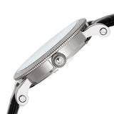 Akribos AK599SS Day Date GMT Green Accented Black Silvertone Mens Watch