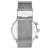Stuhrling 3932 1 Monaco Date Chronograph Mesh Bracelet Mens Watch