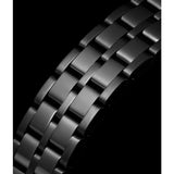 Stuhrling 3964 2 Automatic Skeleton Black Stainless Steel Bracelet Mens Watch