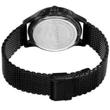 Akribos AK719BK Swiss Quartz Chronograph Tachymeter Date Black Mens Watch