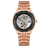 Stuhrling Original 3994 3 Automatic Skeleton Stainless Steel Mens Watch