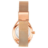 Stuhrling 995M 05 Lily Mother of Pearl Crystal Accented Flower Womens Watch