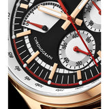 Stuhrling Original 934 03 Tachymeter Date Quartz Black Leather Mens Watch