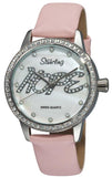 Stuhrling 519H 1115A7 Swarovski HOPE Pink Womens Watch