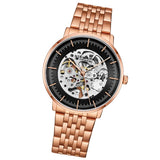 Stuhrling Original 3994 3 Automatic Skeleton Stainless Steel Mens Watch