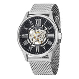 Stuhrling Original 747M.02 747M 02 Atrium Elite Automatic Mesh Mens Watch