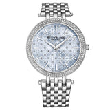 Stuhrling 3962 2 Symphony Quartz Crystal Accented Stainless Steel Womens Watch
