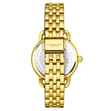 Stuhrling 3955 4 Crystal Accented Mother of Pearl Bracelet Womens Watch