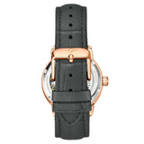 Stuhrling 3952 3 Legacy Automatic Skeleton Crystal Accented Leather Womens Watch