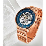 Stuhrling Original 3994 4 Automatic Skeleton Stainless Steel Mens Watch