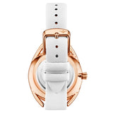 Stuhrling 995 05 Lily Mother of Pearl Crystal Accented Flower White Womens Watch