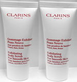 2 Clarins Exfoliating Body Scrub For Smooth Skin W Bamboo Powers 30ml 1oz =60ml
