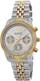 August Steiner AS8103TTG Swiss Quartz Day Date GMT Twotone Womens Watch
