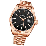 Stuhrling 3935 4 Symphony Quartz Date Stainless Steel Mens Watch