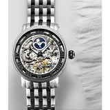 Stuhrling 3922 4 Special Reserve Automatic Dual Time Stainless Steel Mens Watch