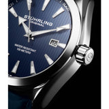 Stuhrling 3953 2 Symphony Quartz Date Stainless Steel Bracelet Mens Watch