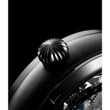 Stuhrling 3964 2 Automatic Skeleton Black Stainless Steel Bracelet Mens Watch