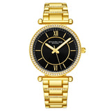 Stuhrling Original 3905 4 Vogue Quartz Stainless Steel Bracelet Womens Watch