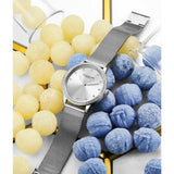 Stuhrling Original 3904 1 Vogue Quartz Crystal Accented Mesh Bracelet Womens Watch