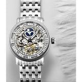 Stuhrling 3922 1 Special Reserve Automatic Dual Time Stainless Steel Mens Watch