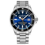 Stuhrling 883H 03 Depthmaster Automatic Diver Stainless Steel Date Mens Watch