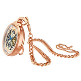 Stuhrling Original 991 03 Modena Mechanical Automatic Skeleton Mens Pocket Watch