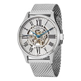 Stuhrling Original 747M.01 747M 01 Atrium Elite Automatic Mesh Mens Watch
