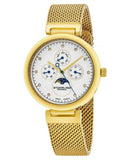 Stuhrling 672 02 672.02 Quartz Multi Function Day Date Month Mesh Womens Watch