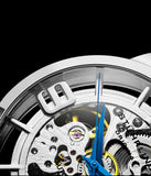 Stuhrling 165B2 331554 Winchester 44 Automatic Skeleton Silvertone Mens Watch