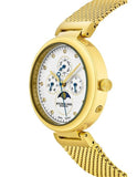 Stuhrling 672 02 672.02 Quartz Multi Function Day Date Month Mesh Womens Watch