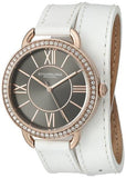 Stuhrling 587.05 587 05 Deauville Quartz Crystals White Wraparound Womens Watch