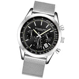 Stuhrling 3975 1 Preston Monaco Quartz Chronograph Date Mens Watch