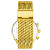 Stuhrling 3932 3 Monaco Date Chronograph Mesh Bracelet Mens Watch