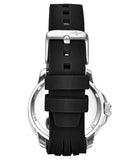 Stuhrling 935 02 Pro Sport Diver Maritimer Black Rubber Strap Blue Dial Mens Watch