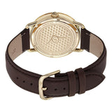 Stuhrling Original 207.03 Decor Quartz Stainless Steel Leather Strap Mens Watch