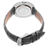 Akribos XXIV AK876GY Diamond Marker Mother of Pearl Dial Grey Strap Womens Watch