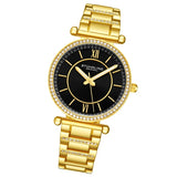 Stuhrling Original 3905 4 Vogue Quartz Stainless Steel Bracelet Womens Watch