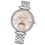 Stuhrling Original 4038 1 Quartz Classic Stainless Steel AM/PM Indicator Womens Watch