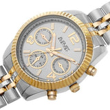 August Steiner AS8103TTG Swiss Quartz Day Date GMT Twotone Womens Watch