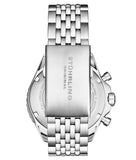 Stuhrling 1010 04 Quartz Chronograph Raceway Date Black Stainless Steel Mens Watch