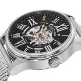 Stuhrling Original 747M.02 747M 02 Atrium Elite Automatic Mesh Mens Watch