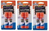 3 Pack Elmer's Glue Stick Washable Disappearing Purple .21oz EACH 6 Total