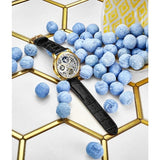 Stuhrling 3926 2 Legacy Automatic Skeleton Dual Time AM/PM Leather Mens Watch