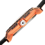 Burgi BUR156BKR Swarovski Crystal Mother of Pearl Diamond Black Womens Watch